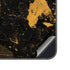 Black and Gold Scattered Marble Galaxy A14 5G Skin